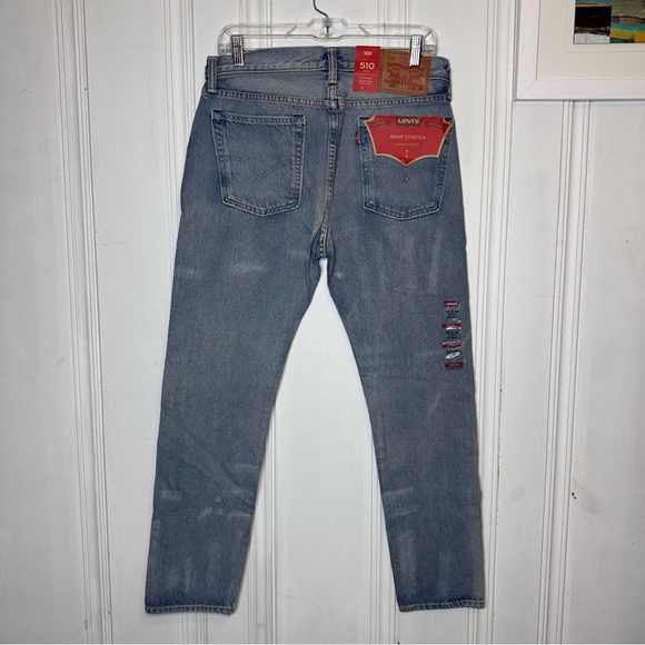 Levi's 510 Warp Stretch Jeans 32 x 30 NWT Medium Wash - Picture 5 of 5